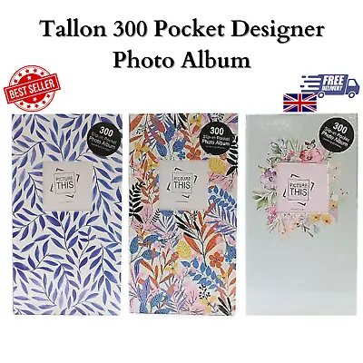 £9.49 • Buy Tallon 6 X4  Designer Photo Album 300 Pockets Slip In Albums For Gift