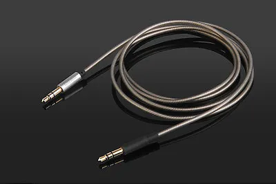 $11.99 • Buy 3.5mm Upgrade Sliver Audio AUX Cable For V-MODA Crossfade LP LP2 M-100 M-80 V-80