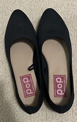 Pop Women's Kovari Black Ballet Flats - EUC Worn Once - 6.5M • $12.99