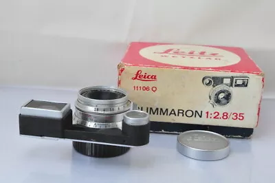 Used Good Condition Leica Leitz Summaron 35mm F/2.8 Lens Glasses W/Box���5078Y • $2148.86