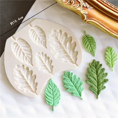 Leaf Cake Silicone Mould Plant Tree Flower Leave Fondant Baking Decor Craft Mold • £3.45