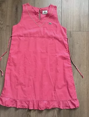 Girls Lacoste Dress Age 8 • £10