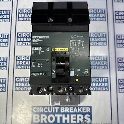 Square D FH36040 40 Amp 600V 3 Pole I Line Circuit Breaker-Warranty (New No Box) • $379.99