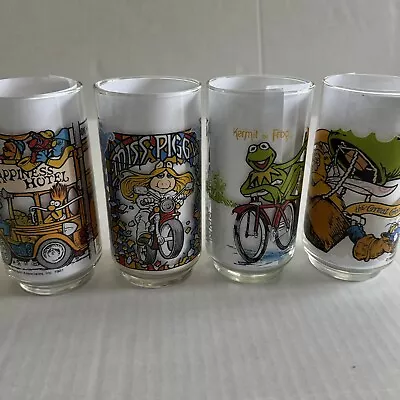 The Great Muppet Caper McDonalds Collectible Drinking Glasses Set Of 4 • $32