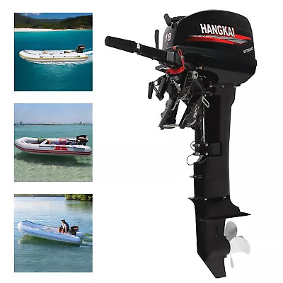 18 HP 2 Stroke Outboard Motor Gas Powered Water Cooling Boat Engine Long Shaft • $1580