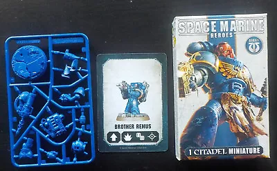 40K Space Marine Heroes Brother Remus Missile Launcher Series 1 Ultramarines • $19.99