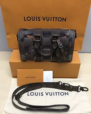 Louis Vuitton Keepall Bandouliere Bag Monogram Chess Coated Canvas And PVC 25 • $1999.99