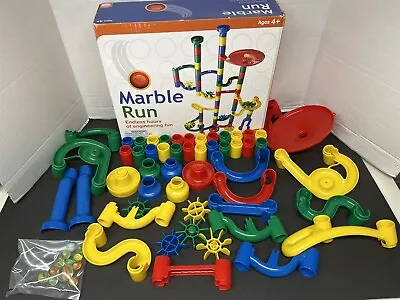 Mindware Marble Run Set Maze 51 Pieces & 12 Marbles Connectors Engineering Toy • $24.95