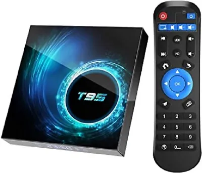 T95 Android Box 4GB 32GB Android 10.0 TV Box H616 Dual Wifi+BT 6K Smart TV Box • £49.15
