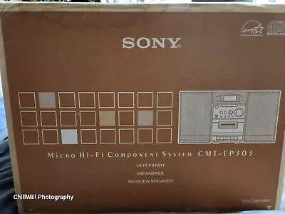 Sony HCD-EP303 CMT-EP303 MINI SYSTEM CASSETTE DECK TAPE RADIO TUNER CD • $125