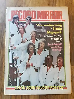 Record Mirror Dated June 12th 1976 Showaddywaddy Cover Elton John Poster  • $14.92