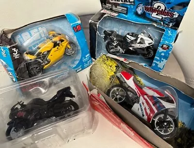 Mixed LOT Of 4 Metal Die Cast 1:18 Motorcycle 2008 Collect Maisto Ducati Honda • $23.79