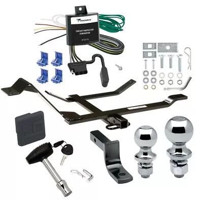 Trailer Hitch For 98-10 Beetle Golf Deluxe Package Wiring W/ 2  1-7/8  Ball Lock • $336.52