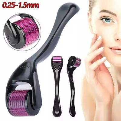 540 Titanium Needle Derma Hair Beard Regeneration Growth Skin Care Micro Roller﹏ • $12.39