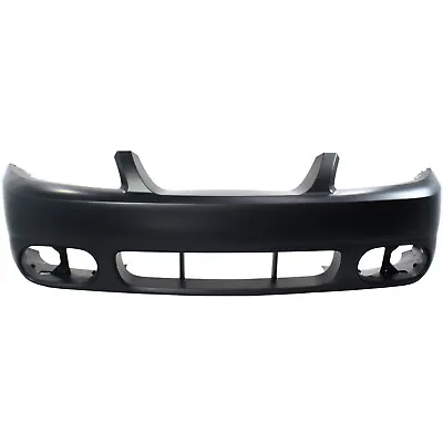 Front Bumper Cover For 2003-2004 Ford Mustang W/ Fog Lamp Holes Primed CAPA • $240.02