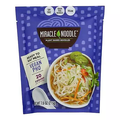 Miracle Noodle - Rte Meal Vegan Pho - Case Of 6-7.6 Oz • $55.99