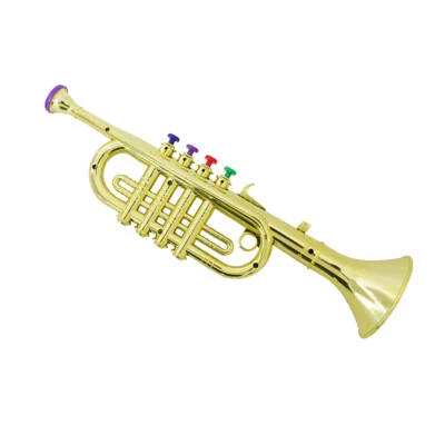 £14.36 • Buy Trumpet Toy With 3 Colored Keys Musical Instrument Gift For