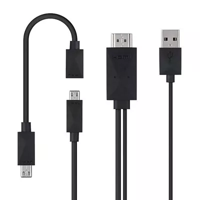 Micro USB MHL To HDMI HDTV Adapter Cable For Samsung Galaxy Note Tablet • $9.49