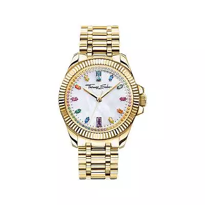 Genuine THOMAS SABO Watch For Women Divine Rainbow Yellow Gold-coloured • $899