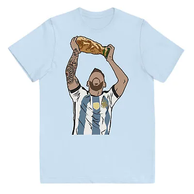 Kid's T-Shirt Leo Messi World Cup Celebration • $24.95