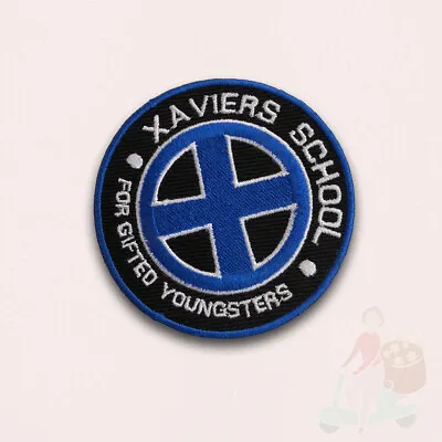 Xaviers School Gifted Youngsters X Men Iron On Sew On Embroidered Patch • £2.79