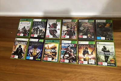 Bulk 12 X Xbox 360 Games (air Conflicts Dead Island Fable Journey Etc) • $69.99