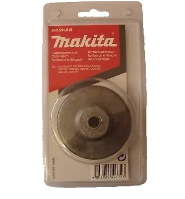 GENUINE MAKITA DOLMAR CHAINSAW CLUTCH DRUM Fits PS340 DCS330 DCS340 DCS400 NEW • £17.29