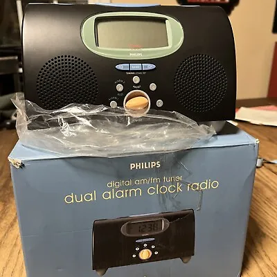 Philips Michael Graves Digital AM/FM Dual Alarm Clock Radio Black • $25