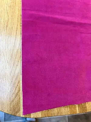 Warwick Plush Fabric Peony (pink) Colour  44cm Length 138cm Wide • £5