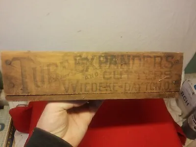 Vintage Tube Expanders & Cutters Wiedeke Dayton Ohio Wood Crate Box Antique Tool • $37.99