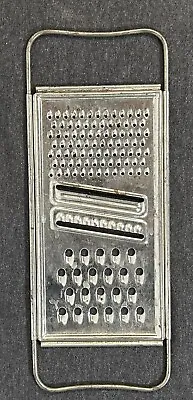 Vintage All In One Pat Pend Grater Shredder Cheese Metal Rustic Kitchen Decor • $8.99