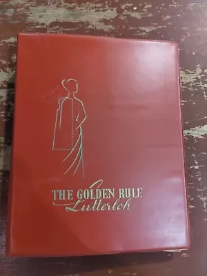 Vtg Lutterloh Golden Rule Sewing Book • $125