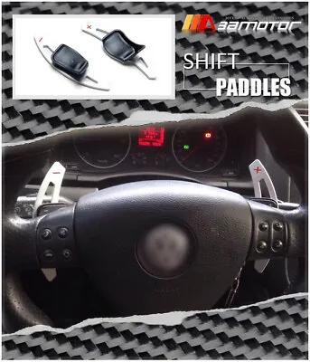 Aluminum DSG Shifter Steering Wheel Paddle Extension SILVER Fits VW Golf Mk5 Mk6 • $53.99