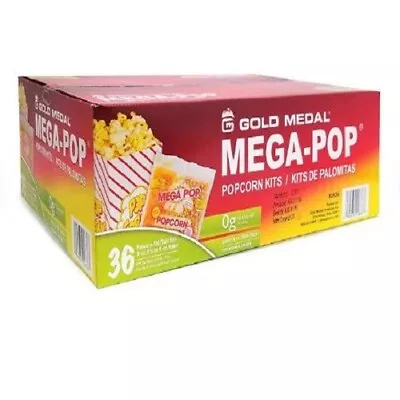 Gold Medal Mega Pop Popcorn Kit (6 Oz. Kit 36 Ct.) FREE SHIPPING • $56.47