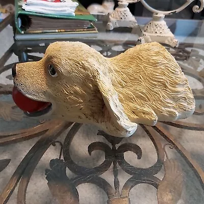 Golden Retriever With Ball Dog Head Wall Hanging 3-D Collections Inc • $14.95