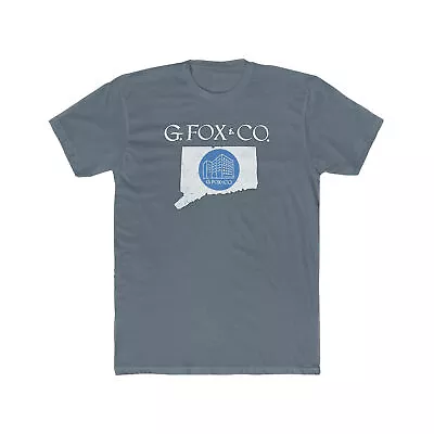 G. Fox & Co. Hartford Connecticut Men's Cotton Crew Tee Macy's Filenes • $24.88