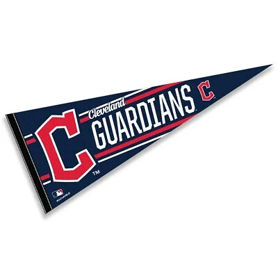 Cleveland Baseball MLB 12 In X 30 In Pennant • $13.95