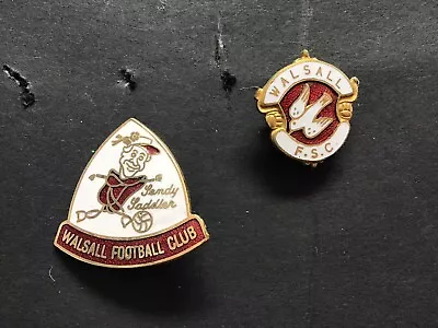 Vintage Walsall  Football Club Pin Badges X 2 • £5