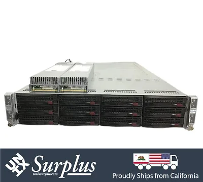 Supermicro 2U 4 Node Server 6029TP-HTR Xeon Gold DDR4 10GB SFP+ X11DPT-PS B Tier • $1699