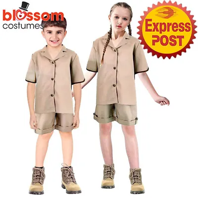 JDP212 Explorer Wildlife Safari Kid Jungle Boys Girls Zoo Book Week Costume • $34.95