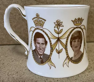 Vintage Coalport Bone China The Wedding Of Charles & Diana Limited Edition Mug • £9