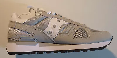 Saucony Shadow Original Trainers UK7.5 Grey White EU42 • £59.95