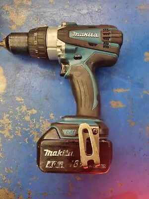 MAKITA DHP458 18V COMBI DRILL With One 4.0Ah Battery • £50