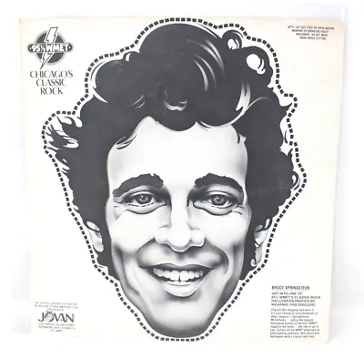 Bruce Springsteen Cutout Paper Mask Rocktober 1981 Chicago 95FM Halloween • $33.41