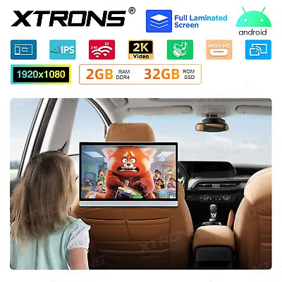 13.3'' Android Car Headrest Monitor 32GB HD Touch Screen Backseat TV Player WIFI • $258.99