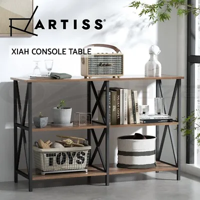 Artiss Console Table Hallway Sofa Table Entry Desk Retro Display Furniture 120CM • $99.95