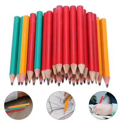  108 Pcs Short Pencil Plastic Student Bulk Colored Pencils Half For Kids • £12.29