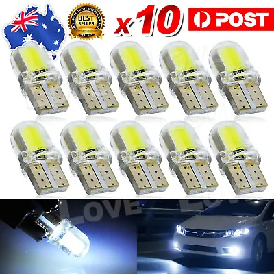 10Pcs T10 194 168 W5W COB 8 SMD SILICA Bright LED Bulb 6000K Super White • $5.95