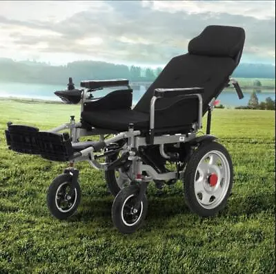 Electric Wheelchair Folding Powerful Dual Motor Electric Wheelchair For Adults • $1110.99