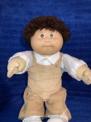 Cabbage Patch Kids Vintage Jesmar Brown Hair Brown Eyes Dimple Freckles • $175